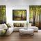 Designart - Summer Forest - Landscape Art Print Framed Canvas